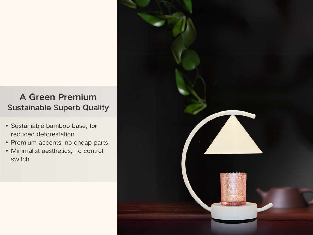 Japanese Moon Candle Warmer Lamp Housewarming Gift