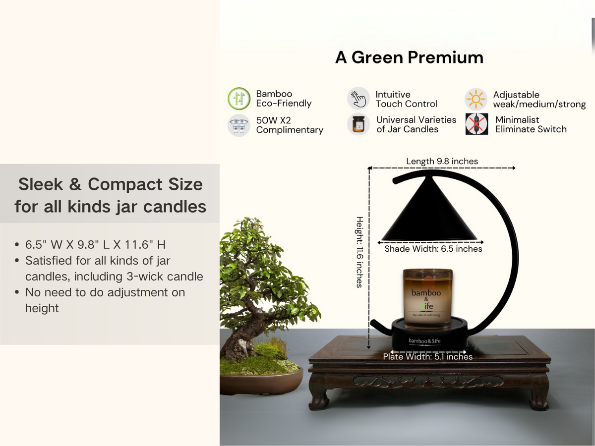 Japanese Moon Candle Warmer Lamp Housewarming Gift