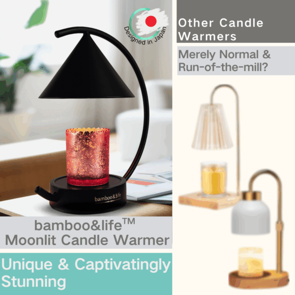 Moonlit TouchOn Candle Warmer Lamp - Jet - Image 2